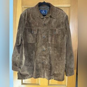 Newport Harbor Suede Jacket/Shirt Coat L